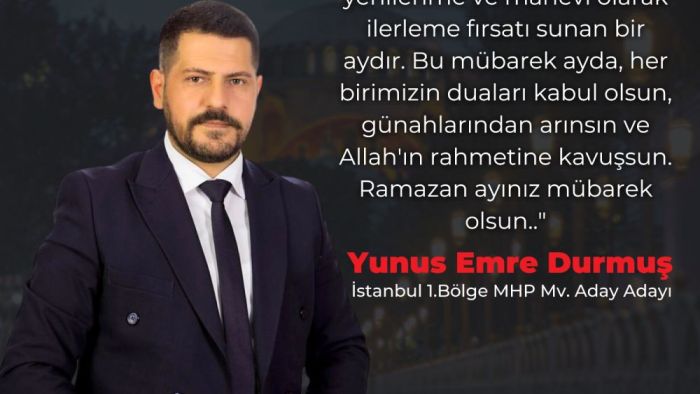 MHP 1. Bölge Milletvekili Adayı Yunus Emre Durmuş, 14 Mayıs 2023 Genel Seçimlerine Hazırlanıyor